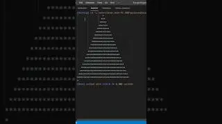 [Single Loop] Pyramid Pattern In Java | Pyramid Pattern Using Java #shortvideo #coding #java