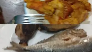 Ем вкуснейшую свинину с вареными бананами и соусом бувад туйо, поддерживая при этом подписчиков Y...