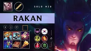 Rakan Mid vs Viktor - KR Master Patch 26.02
