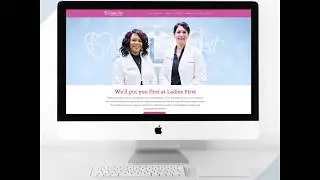 Demo of Website: Ladies First OBGYN