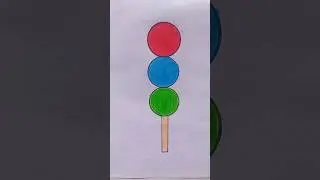 🥰 Cute 🍭 Lollipop Drawing Easy for kids #art #shorts #viralvideo #lollipop #youtubeshorts