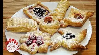 PUFF PASTRY SHAPES | 7 DIFFERENT WAYS FOR PUFF PASTRY DOUGH