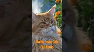 Quick Fun Facts About Maine Coon Cats! Fun Video for Cat Lovers! 😺🐈💖