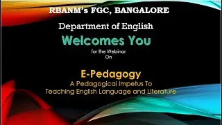 E Pedagogy   A Pedagogical Impetus To Teaching English Language and Literature