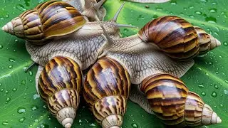 The Great Night Feast: Snail Hunts for Dinner in a Backyard Macro View