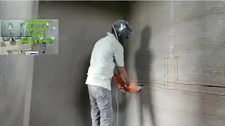 bathroom pipe line marking & fitting complete work