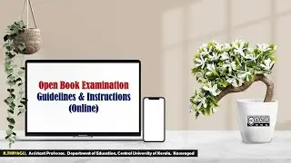 Open Book Examination Guidelines and Instructions