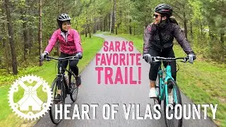 Sara's FAVORITE Bike Trail! | Heart of Vilas County Bike Path | AND Opening Weekend @ WINMAN TRAILS
