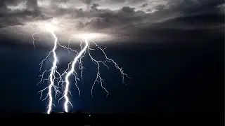 Dark Booming Thunder and Raging Night Rain for Instant Sleep | Ambiance for Sleep, Focus, Relaxation