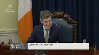 Senator Mark Daly elected Cathaoirleach of 27th Seanad - 12 Feb 2025