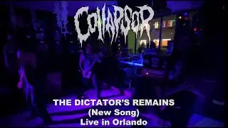 Collapsor - The Dictator&rsquo;s Remains (new song) | Live Friday the 13th, Sept 2024