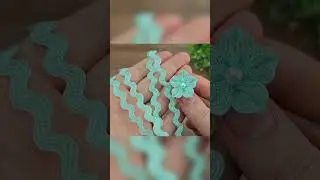 🌹💐 rick-  rack flower 🌺🌹