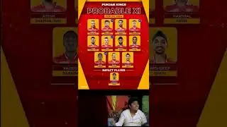 Punjab Kings Probable Playing 11 In IPL 2024 #punjabkings #pbks #shikhardhawan #ipl2024