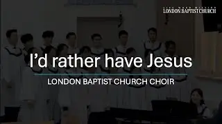 I'd rather have Jesus 25 Jan 2026 [Sunday Praise]