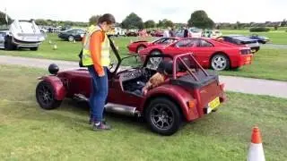 Isaac in a Caterham. Sporting Bears at Aintree 2016