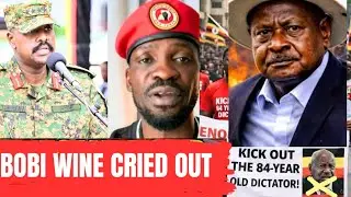 BOBI WINE CRIED OUT IN EXILE   #ugandaelection #museveni #bobiwine 