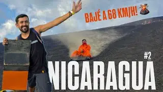 Bajé de un VOLCAN ACTIVO a toda VELOCIDAD 🌋 y ¿LEÓN O GRANADA? Las ciudades rivales de NICARAGUA 🇳🇮 
