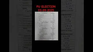 PU CHANDIGARH ELECTION 3-9-2025