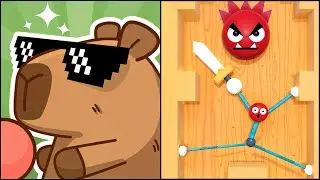 Stretch Guy VS Bricks Jam Capybara - All Levels SpeedRun Gameplay ep1