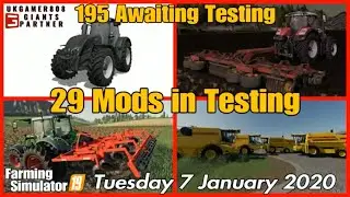FS19 Mods in Testing from Giants forum farming simulator 19