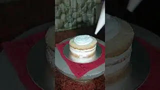vanilla cake decorating 🎂 #yutubeshorts #birthdaycake #homemade #eggless  #fresh #cream #cake