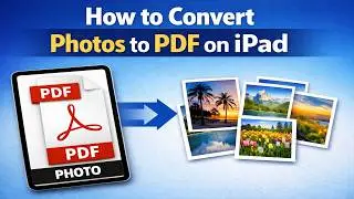 How to Convert Photos to PDF on iPad for Free of Cost