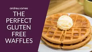 How to Maker Gluten Free  Waffle Batter By Andrew James (Ft. The Volcano Waffle maker)