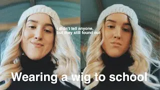 Wearing a wig to school
