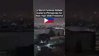 The GOAT Showed  up to New Year in The Philippines