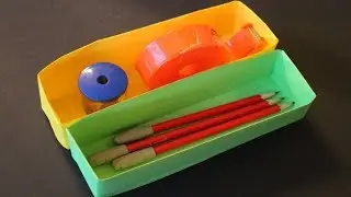Basteln mit Papier: 'Box'  DIY z.B.  als Stiftebox oder f&uuml;r sonstige Aufbewahrung [W+]
