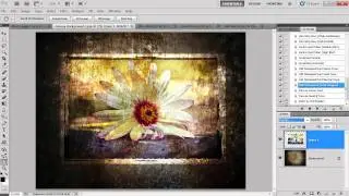 Make a grungy image with 