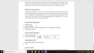 Low cost Endoscopy using Raspberry Pi(9886387806)