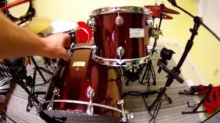 Mapex Saturn Red Sparkle Drumset drum kit review