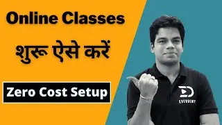 Online Class Setup for Beginners Zero cost online teaching setup
