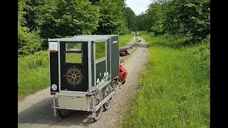 Teil 63 Anreise Kassel 2024 Treffen Fahrrad Wohnwagen Tag 1 bis 3