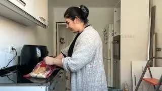 TADİLATTA OLAN MUTFAĞIM YEMEK YAPMAMA ENGELMİ🫣TEZGAH  YERİNİ ALDI🫢USTALAR YAPIYOR BEN TEMİZLİYORUM🏡