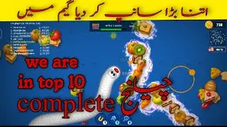 Surviving the Giant Snake in Worms Zone Game: #smggaming #payalgaming #total_gaming