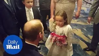 'You're very brave' Prince William meets 'Child of Courage' - Daily Mail