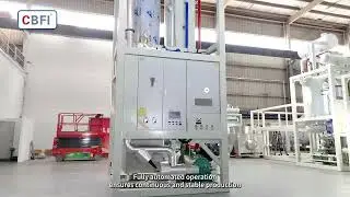 TV400 tube ice machine/ m&aacute;quina de hielo en tubo de 40 toneladas
