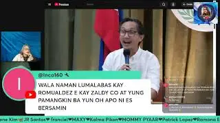 ROMUALDEZ AT ZALDY CO KAKASUHAN NG PLUNDER? PCO PRESSCON WITH USEC CLAIRE 11/21/2025