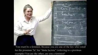ERICA GARCIA at the University of San Juan, Argentina, teaching in Spanish (with subtitles)