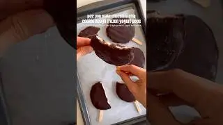 chocolate chip cookie dough frozen yogurt pops #shorts