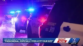 OPD shares historic decline in crime in 2025