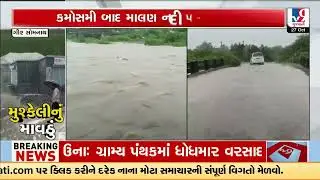 Unseasonal rain floods Una, local rivers swell | Gir Somnath | Unseasonal Rain | TV9Gujarati