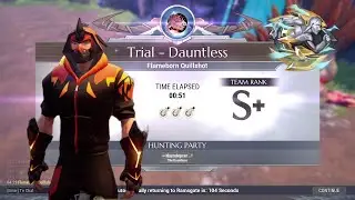 (0:51) HAMMER TEMPEST SOLO DAUNTLESS TRIALS FLAMEBORN QUILLSHOT