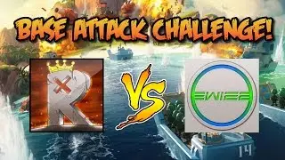Boom Beach - Base Attack Challenge! With ZwiZz! NPC, Player, Resource Base Takedown!