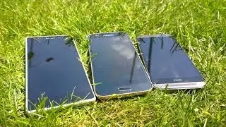 Sony Xperia Z2 / Samsung Galaxy S5 / HTC One M8 Outdoor Screen Test