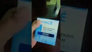 Vince skin lightening night cream review #vince #makeuptutorial #review #shorts