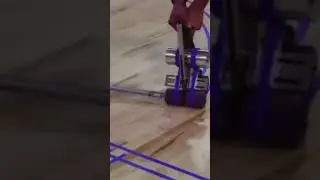 How lines are painted on a basketball court