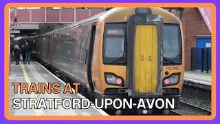TRAINS at STRATFORD-UPON-AVON railway station - 23/12/2023